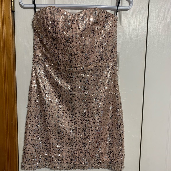 Sparkle dress with straps S:medium 👗 - Picture 3 of 5